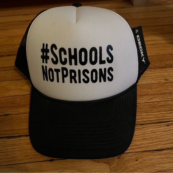 Trucker Hat # Schools Not Prisons, Adjustable, NEW - Picture 2 of 9